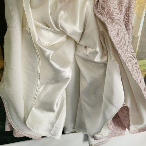 Gianni Bini Womens 10 Kimberly Knit Dress Formal Lined VNeck Spaghetti Pink - Picture 7 of 14